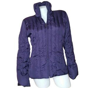 Colebrook Purple Down Coat Jacket Size Small